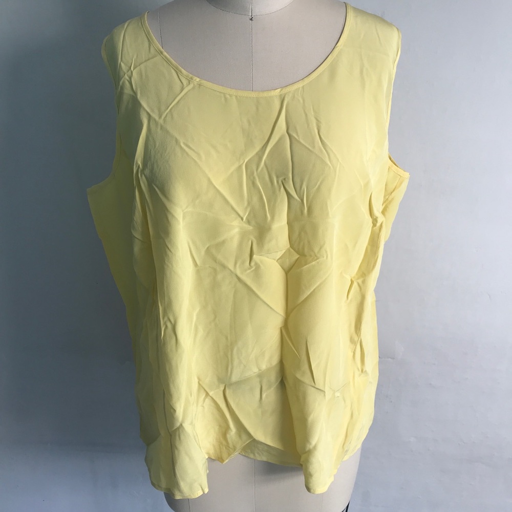 Bob Mackie Silk Shell Tank